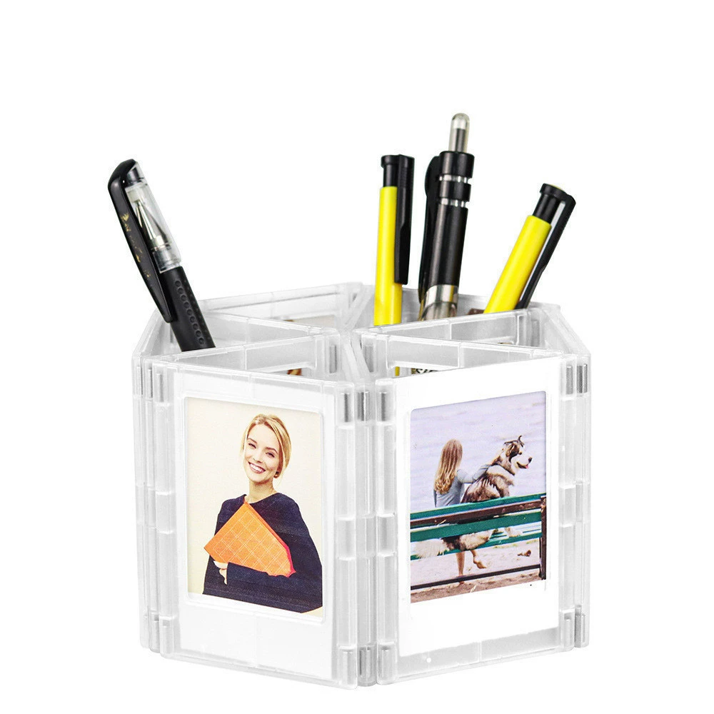 Магнитная фоторамка (Polaroid) 3 дюйма, DIY мини-экспозиция, assorted colors