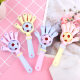Hand bell baby educational rattle baby soothing grip training toy handheld musical instrument clapping hand palm