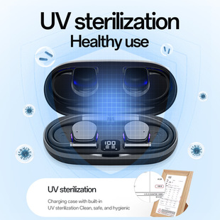 2025 New M111 Uv Sterilization Ows Open Bluetooth Headset Cross-Border Hot Model Huaqiangbei Factory
