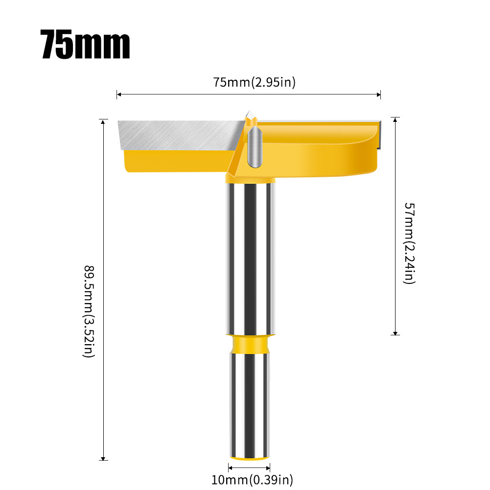Profesional madera agujero abridor 15-100mm mano taladro madera escariado bisagra aleación madera de plástico