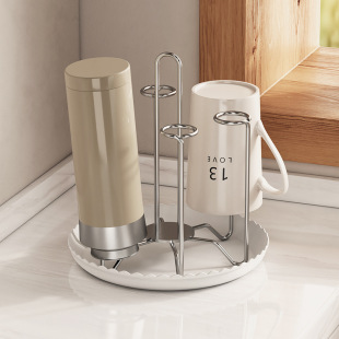 ✅304 Stainless Steel Desktop Draining Cup Rack Inverted High-value Kitchen Storage Rack Storage Rack Tea Cup Rack Home