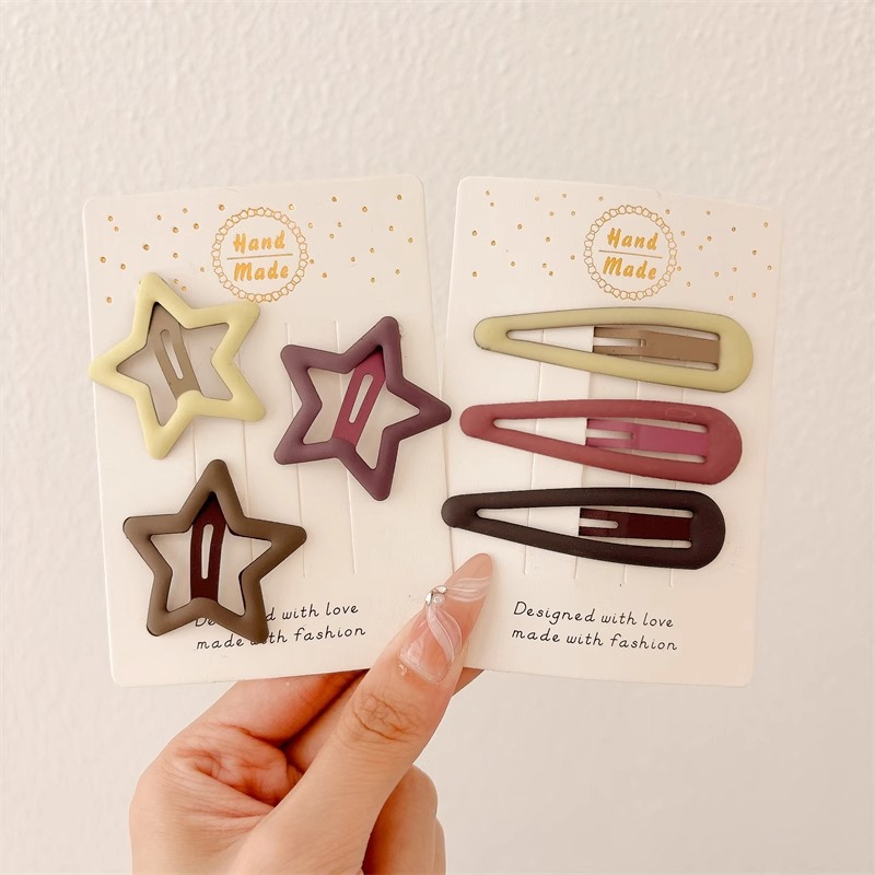 Meilad clip para el cabello para mujeres 2025 nuevo red lateral bang clip para el cabello frente clip para el cabello BB clip para el cabello