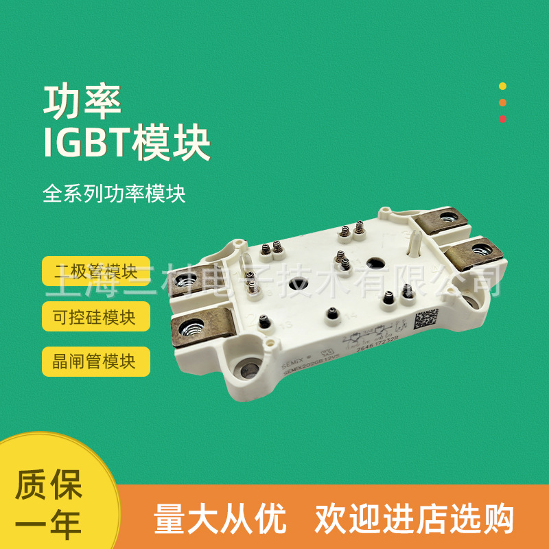 全新IGBT功率模块SEMiX202GB17E4s SEMiX205GD12E4 MiX205MLI07E4