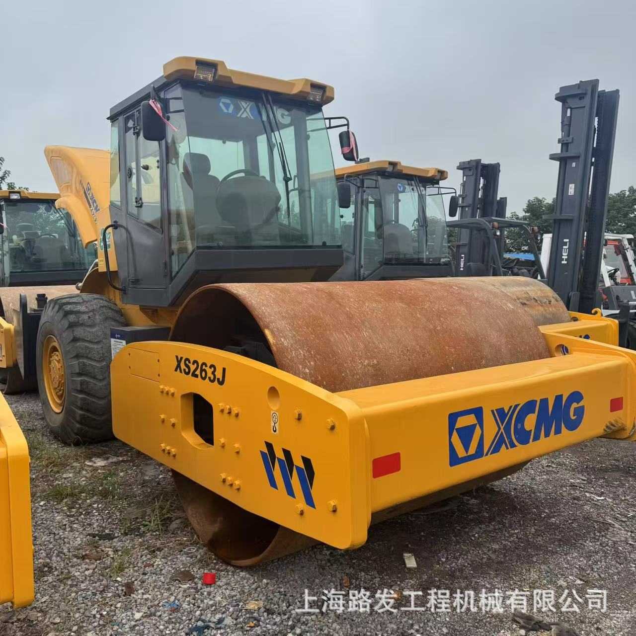 Transferencia de rodillos de segunda mano de Shanghai Lufa 20 toneladas 22 toneladas 26 toneladas transferencia de rodillos de suelo blando