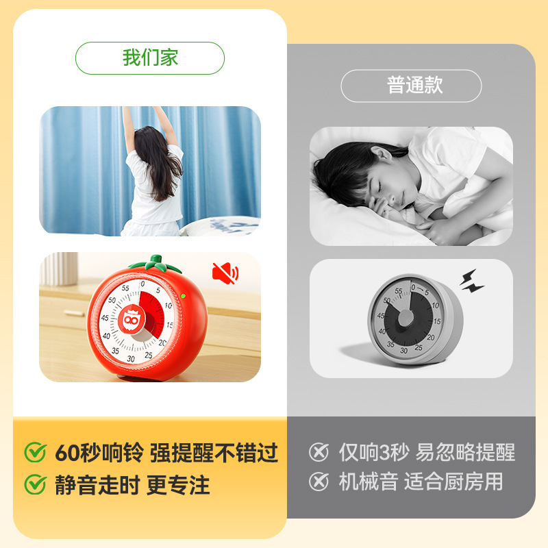 猫太子计时器学习专用儿童可视化时间管理器小学生自律神器可磁吸|undefined