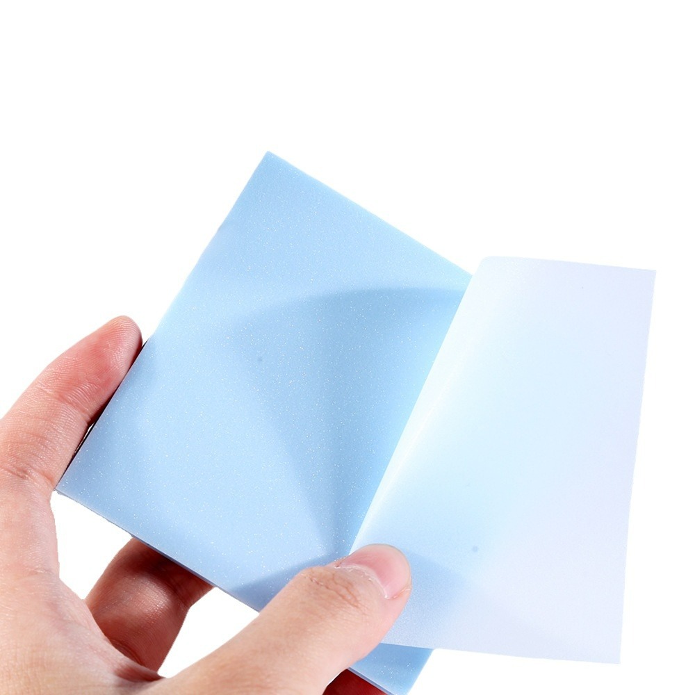 Pegatinas adhesivas esmeriladas transparentes Pegatinas de perspectiva Pegatinas creativas N veces Pegatinas de notas para estudiantes Pegatinas de notas de colores Pegatinas de notas nacaradas