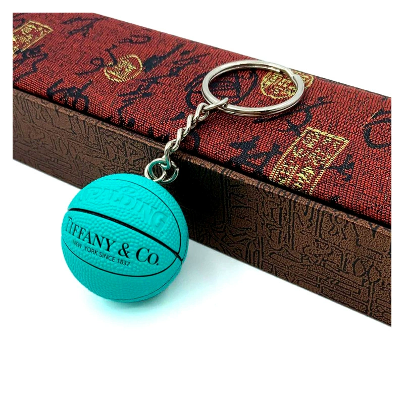Баскетбольная брелочная подвеска в виде мини-шара NBA, 7,75 × 6,23 × 5,85 см, смешанные цвета команд