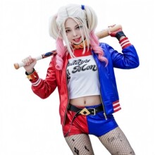 �Ԛ�С꠹������ suicide squad С��Ůcos���b��g���f�}�����