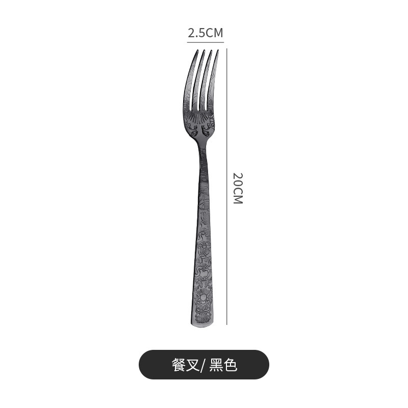 410ステンレス西洋カトラリーナイフフォークスプーン4点セット西洋レストランホテル用品メーカー卸売り|undefined