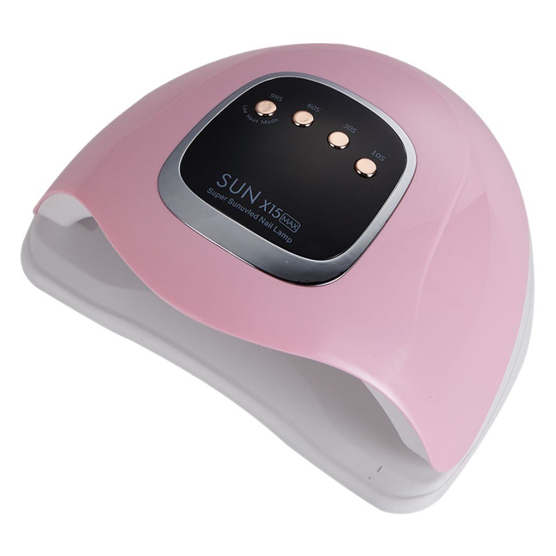 Lámpara de uñas de alta potencia de 280W, temporizador UV, lámpara de fototerapia inteligente, luz roja, secador de uñas de secado rápido, transfronterizo