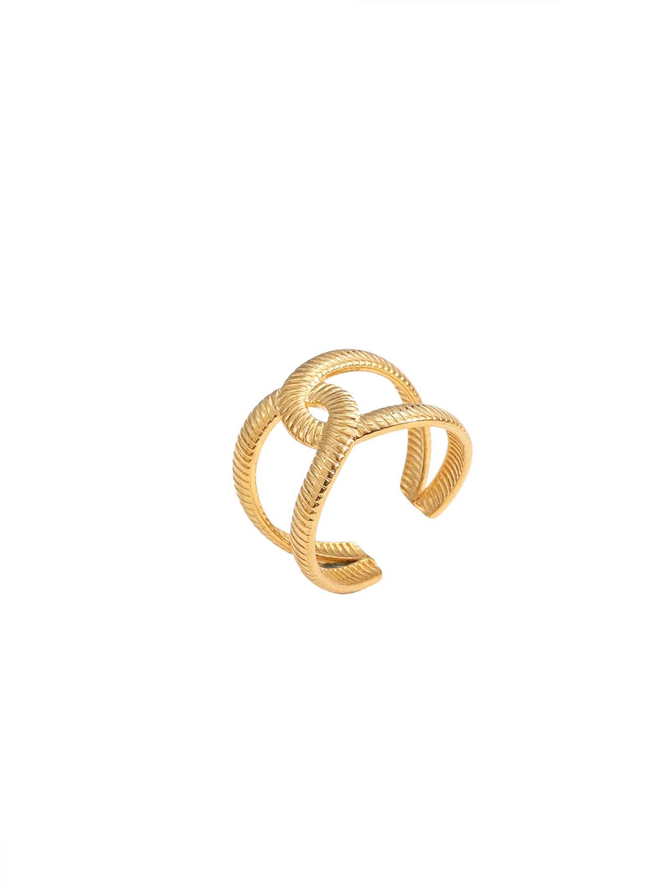 10g Weight Open Rings Classification Adjustable Ring Size 1 Piece Quantity Daily Occasion 304 Stainless Steel Material Smile Face, Snake, Bow Knot Pattern Women's Gender Retro Style Wholesale Jewelry Retro Smiley Face Snake Bow Knot 304 Stainless Steel Open Rings 7