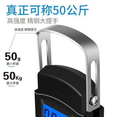 Portable Electronic Scale High-Precision Accurate Electronic Scale Handheld Spring Scale Household Portable Small Weighing Scale Hook