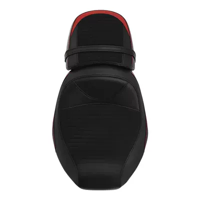Suitable for Harley Street Glide Cvo Road Glide Cvo121St Modified Driver and Passenger Seat Cushion 23-24 Years (Motorcycle cushion) - striped-style-black-red-line