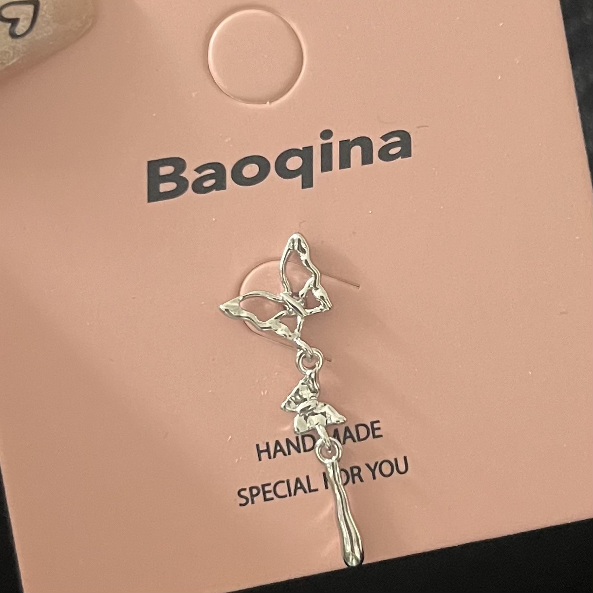 78 실버 더블 나비