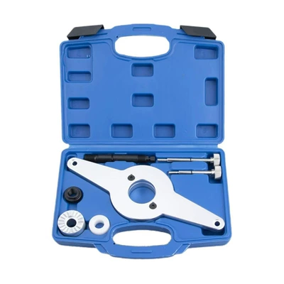 Volkswagen Audi E888 Engine Timing Tool T10531 Crankshaft Pulley Retainer Removal Special Tool (Mühərrik tənzimləmə alətləri) - sft005-silver-model