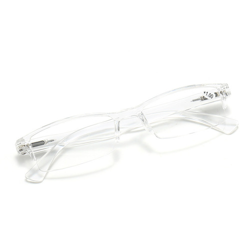 New Arrival Vintage Lightweight All-in-One HD Spring-Hinge Glasses—Ultra-Lightweight, Small Frames for Men and Women, Perfect for Street Vending or Casual Use