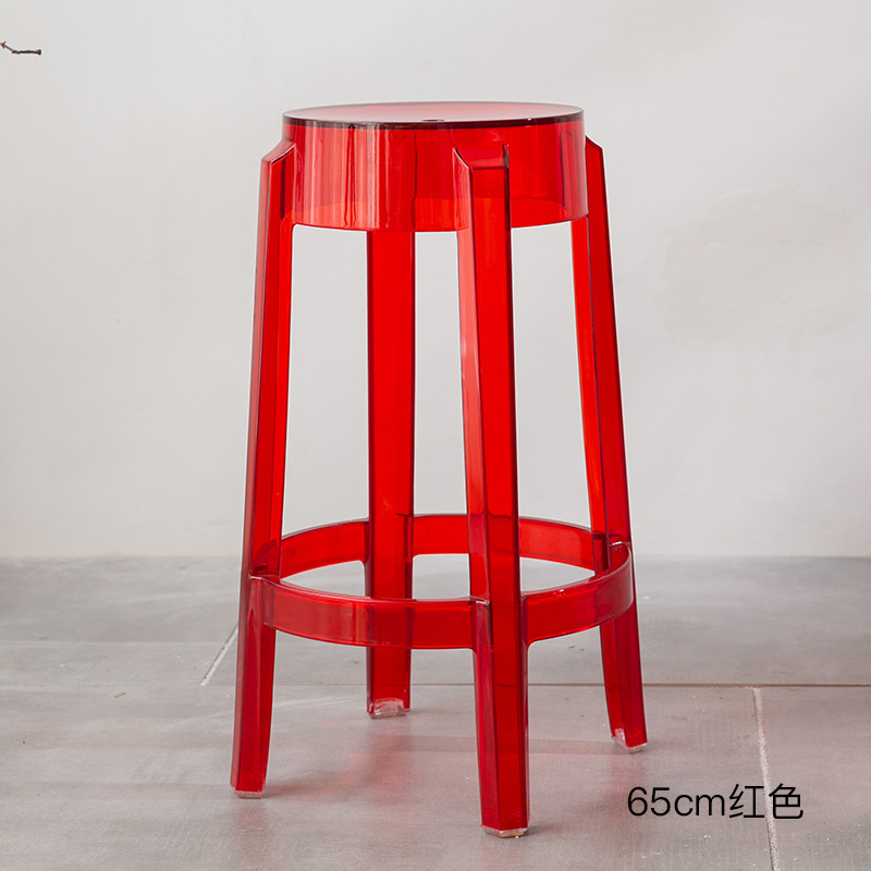 65CM 투명 레드