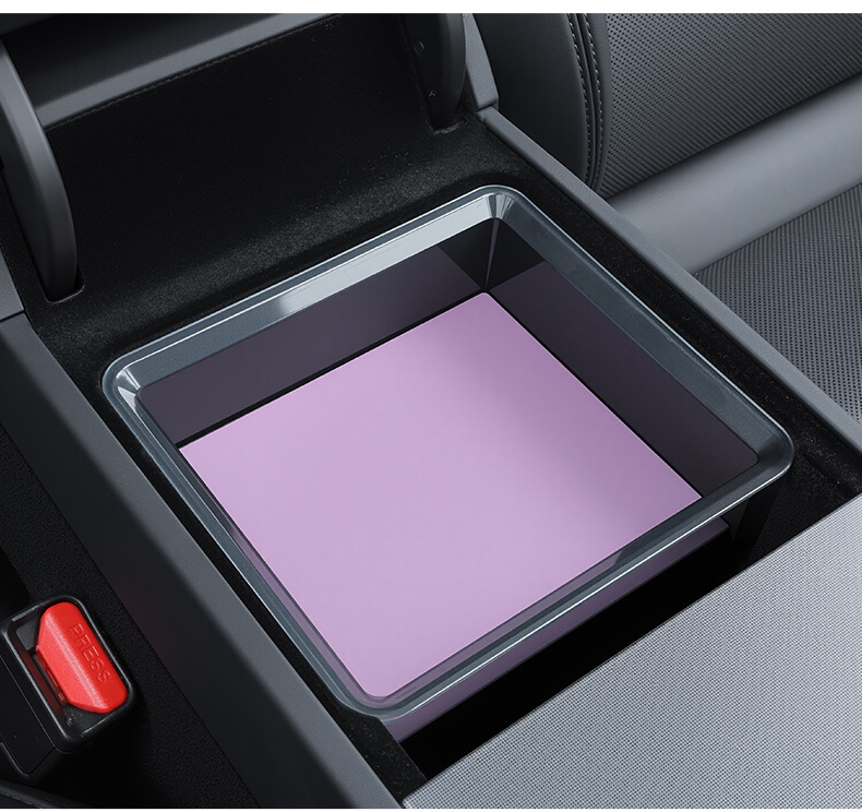 Suitable for Tesla's New Model Y/Yl Center Console Armrest Storage Box, New 3-Specific Storage Box