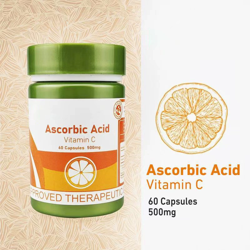 Внешняя торговля взрывным витамином C капсулы-Ascorbic Acid Vitamin C 60 капсул