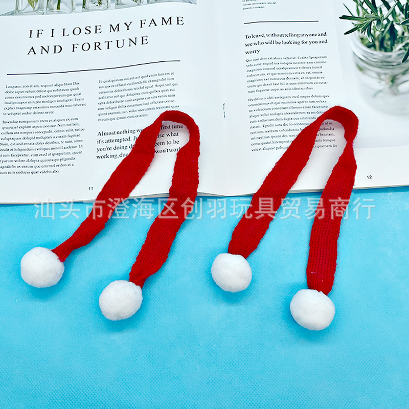 순홍색 스카프 1개(약 33cm개)