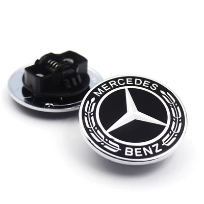 Black Front Flat Emblem – Car logo