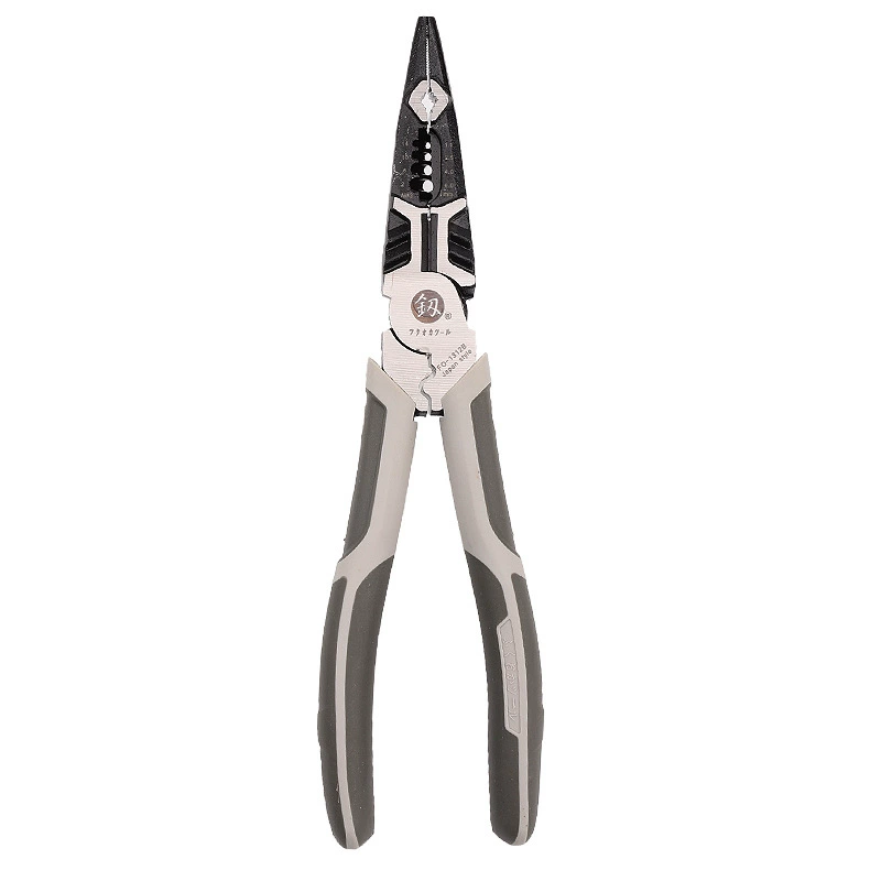 Универсальные длинногубцы с тонкими губками, кусачки, 8"