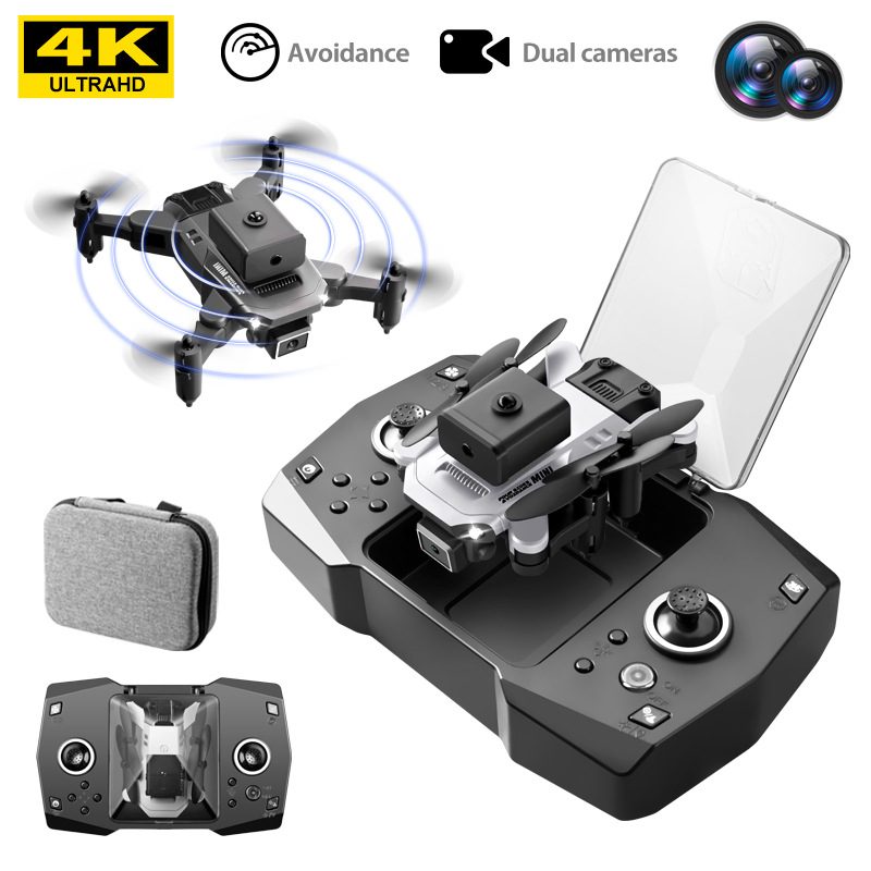 Cross-border mini folding UAV four-side obstacle avoidance HD aerial photography Intelligent Aircraft four-axis remote control aircraft toy