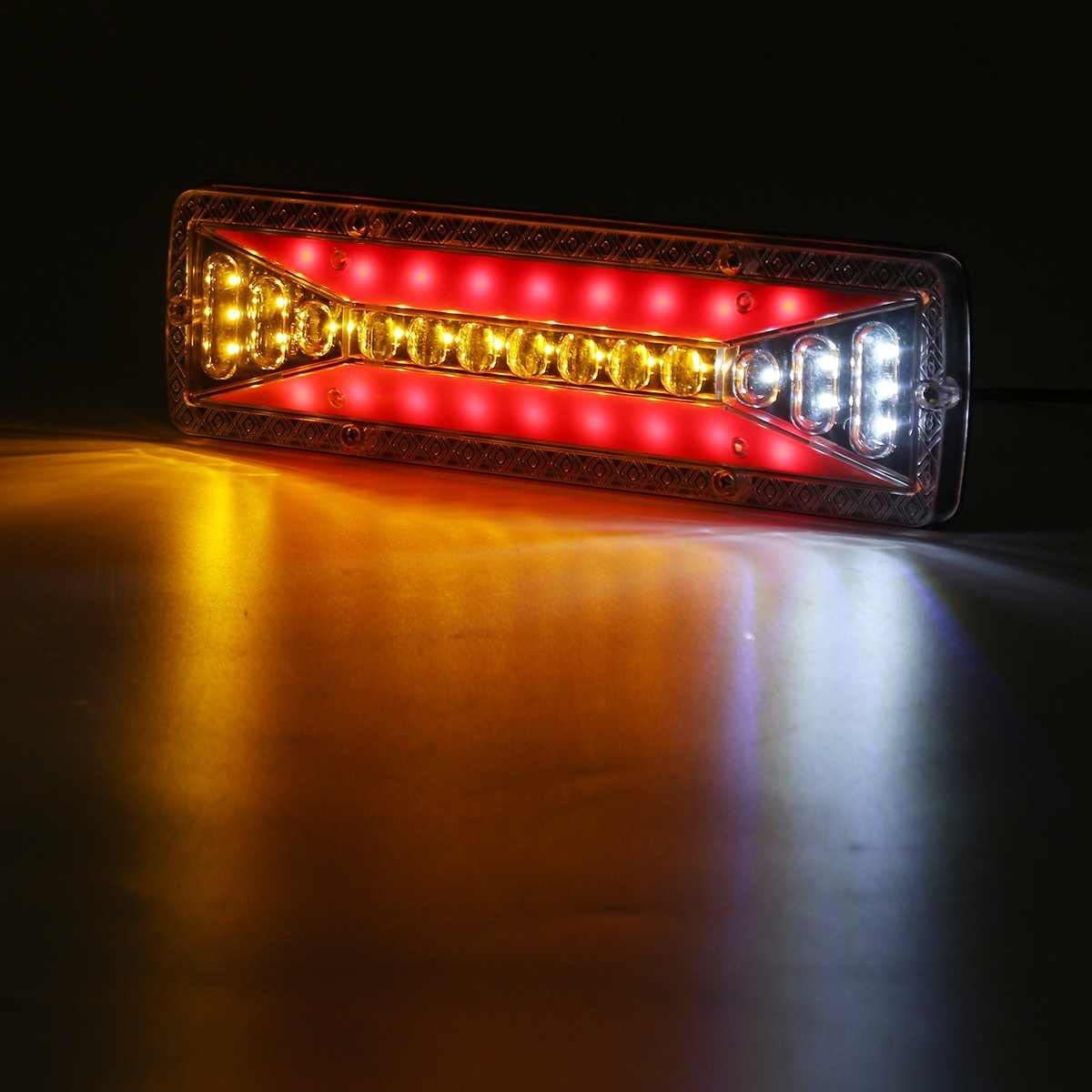 Car LED Taillight 12V24V running water light agricultural vehicle lamps tricycle truck taillight truck warning light