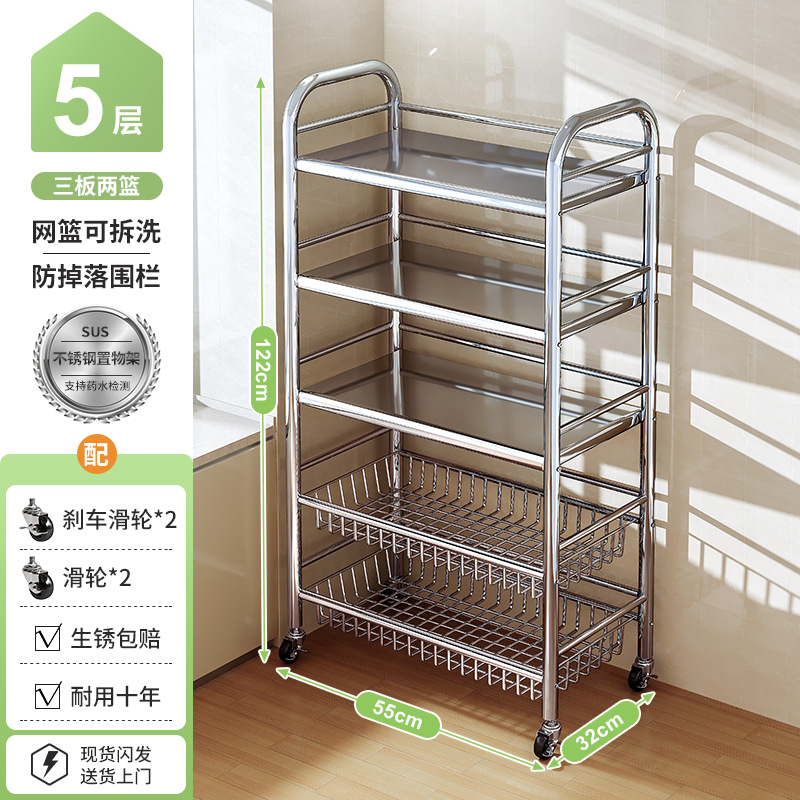 Estante de libros móvil de estilo medieval estante de suelo sala de estar contra la pared integrado armario de almacenamiento multicapa almacenar carro pequeño