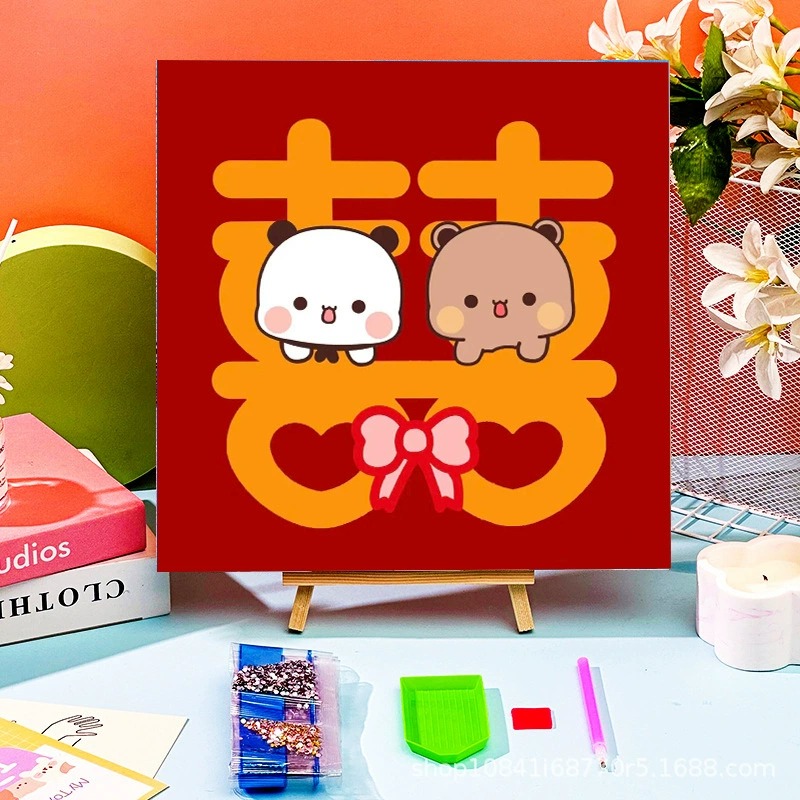 30*30 кросс-борт алмазная живопись handmade diy украшения для гостиной декор картина детская точечная алмазная живопись Kapibala каменная живопись