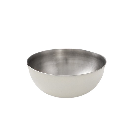 Household cooking basin with graduated guide nozzle 304 thickened stainless steel salad basin kitchen baking and noodle mixing bowl