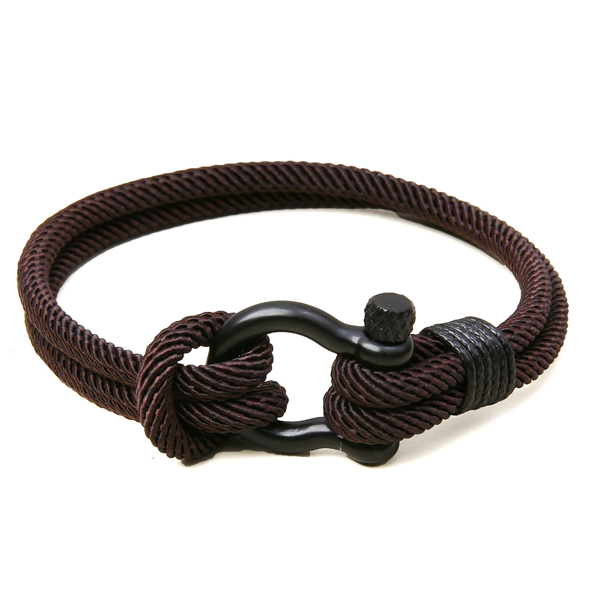 Simple Style Solid Color Stainless Steel Patchwork Menu0027S Bracelets 1 Piece