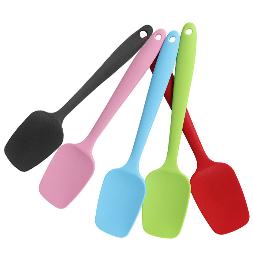 One large 28CM All inclusive Silicone spatula Silicone shovel Food grade High temperature resistance Baking Tools