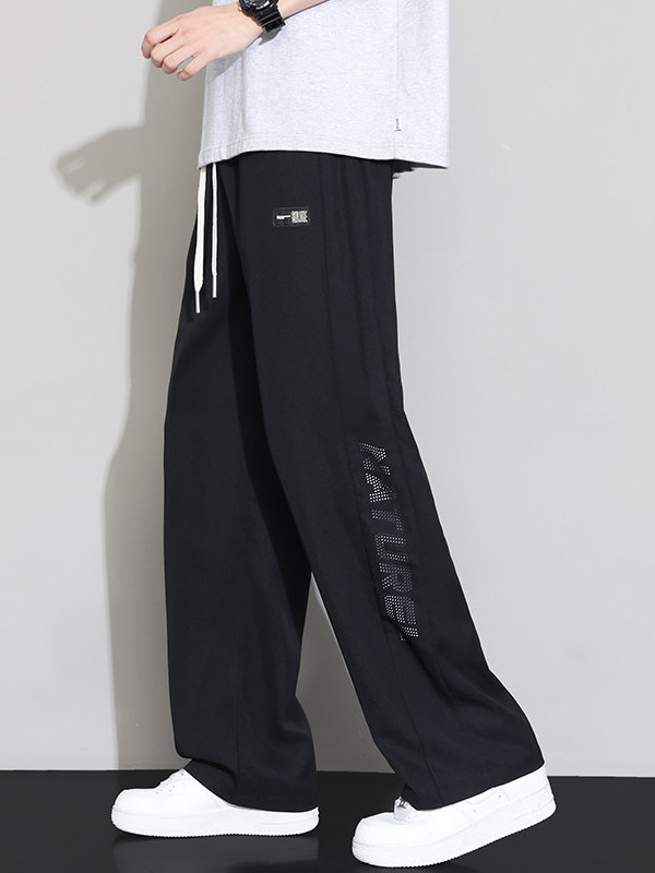 Summer thin silk quick dry trousers for students for leisure