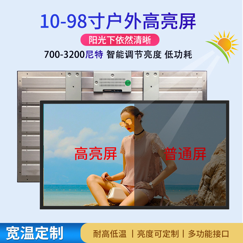 Highlight LCD Wide Temperature 10-98 "LCD Electronic Display Panel BOE LG Module Source Manufacturer