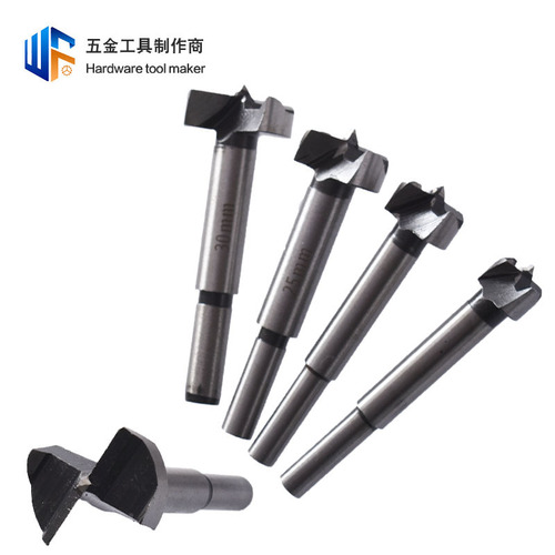 Woodworking flat-wing drill bit 15-35mm set door lock hinge drilling tool round handle hole opener electric drill reaming drill