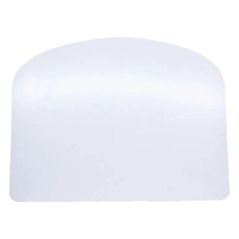 Оптовая Продажа с фабрики скребок для выпечки торта ПЭТ пластиковый гибкий инструмент для смазывания скребок прозрачное кремовое лезвие