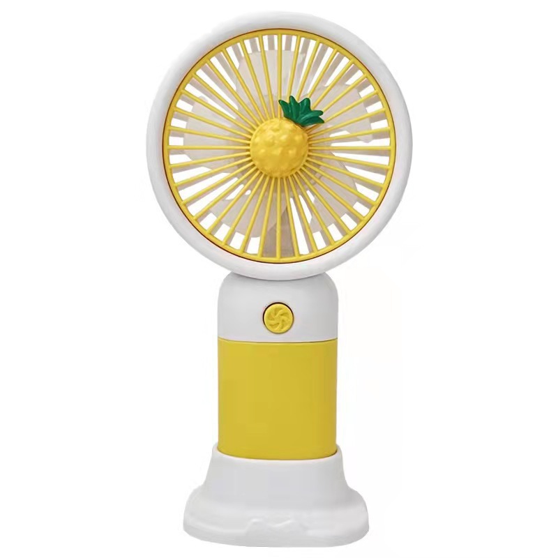 Mini Ventilador Portátil de Mano con Carga USB Silencioso de Plástico para Escritorio y Exteriores