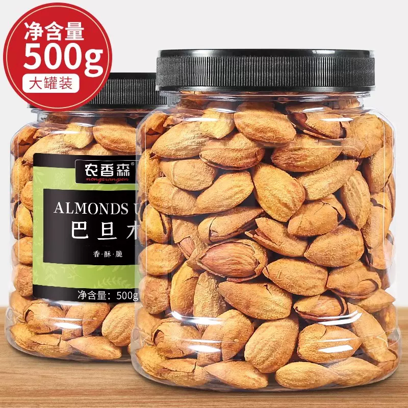 农香森盐焗巴旦木美国大杏仁坚果干果零食原味散装批发代加工货源