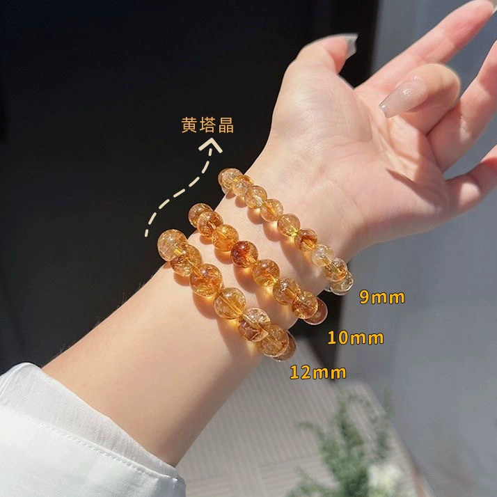 Organic universal one bead bracelet for beloved, simple and elegant design, for luck