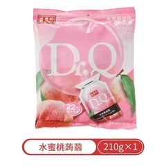 Taiwan Sheng Xiang Zhen Dr. Q Konjac Juice Jelly 210g Bag Tasty Peach Passion Fruit Guava Apple Flavor