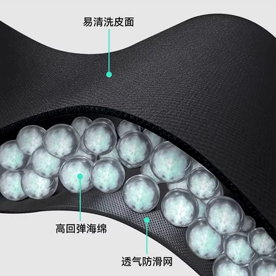 3/Y Seat Anti-Kick Pad, Seat: Chair back anti-kick pad
