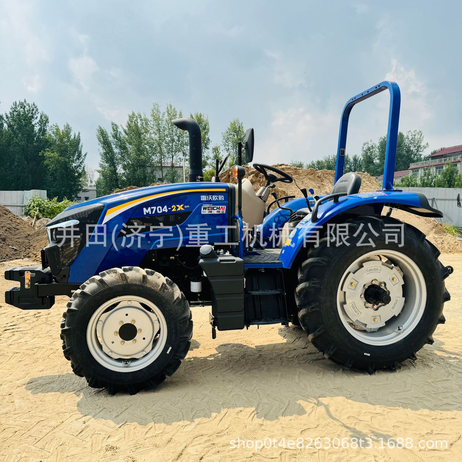 Leivo 704 - 2X invernadero rey huerto especial de 70 caballos de fuerza nuevo tipo de cuatro tracciones para fortalecer el proyecto pequeño tractor de cuatro ruedas