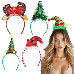 新しいクリスマスの装飾の髪のカチューシャの角のクリスマスツリーの装飾品の子供の成人のパーティーの写真の道具