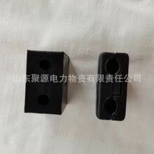绝缘夹块引下线夹 ADSS光缆杆用固定夹具 不锈钢钢带引线线夹