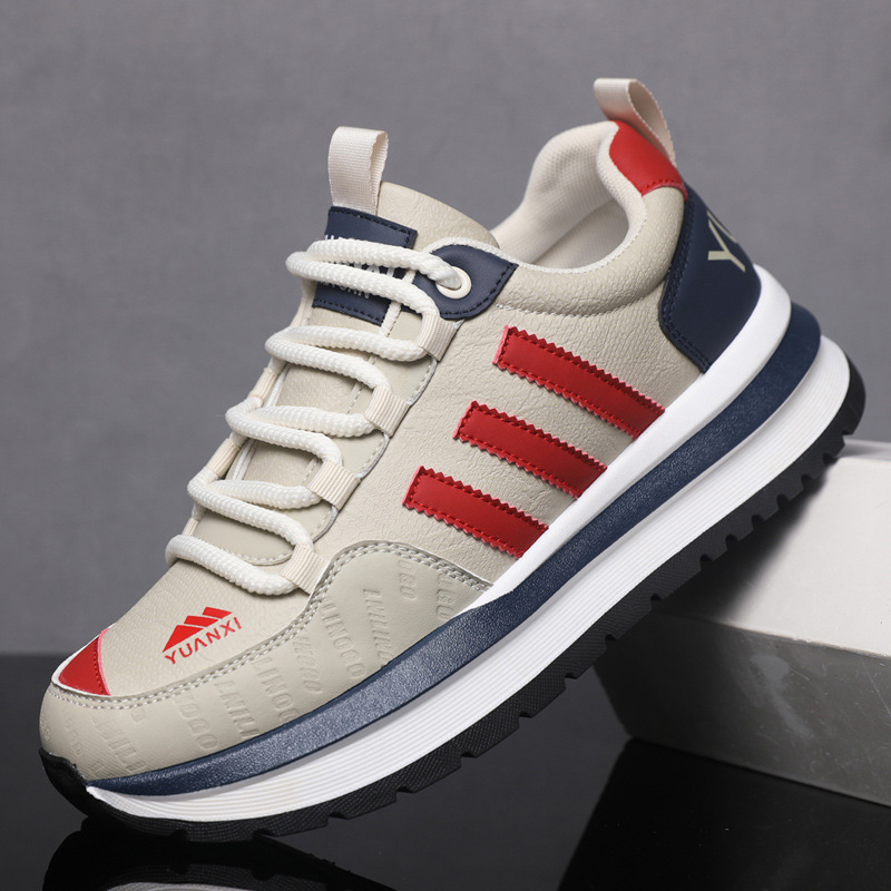 European Men's Shoes Autumn and Winter 2025 New Shoes for Men and Teenagers Thick-Soled Heightening Casual Sports Dad Trendy Shoes