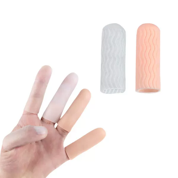 Cross-border protective finger cover finger protection cover soft water pattern anti-wear five fingers can be used for men and women