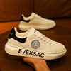 Spring Men's Shoes White shoes 2021 New Year Increase skate shoes Trendy shoes The thickness of the bottom student Casual shoes