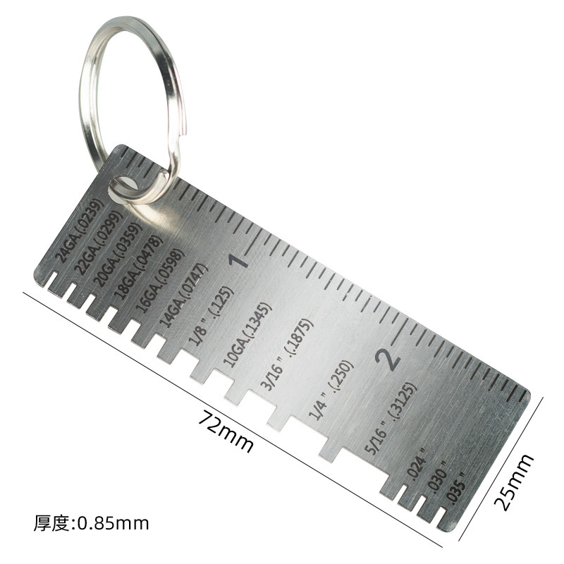 焊缝检验尺测厚尺焊缝检验量规焊缝测量工具不锈钢量具