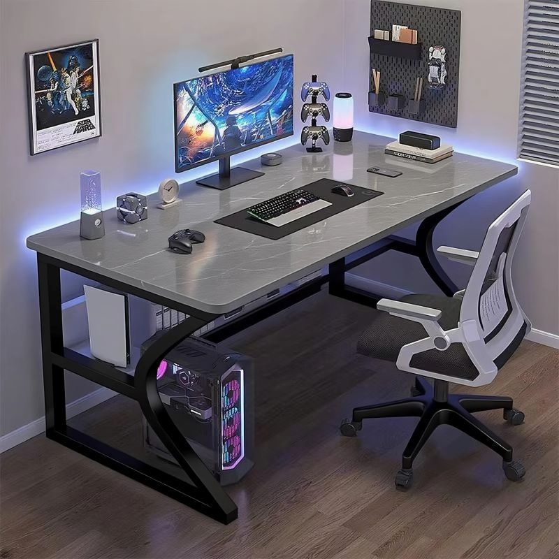 Computer Desk, Simple Desktop for Rental Apartments, Gaming Desk, Home Office Desk, Work Station, Bedroom Desk, Writing Desk